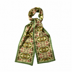 "Libellule" silk scarf