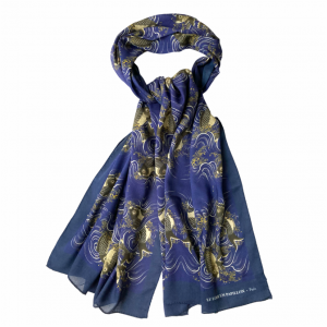"Carpe Japonaise" scarf